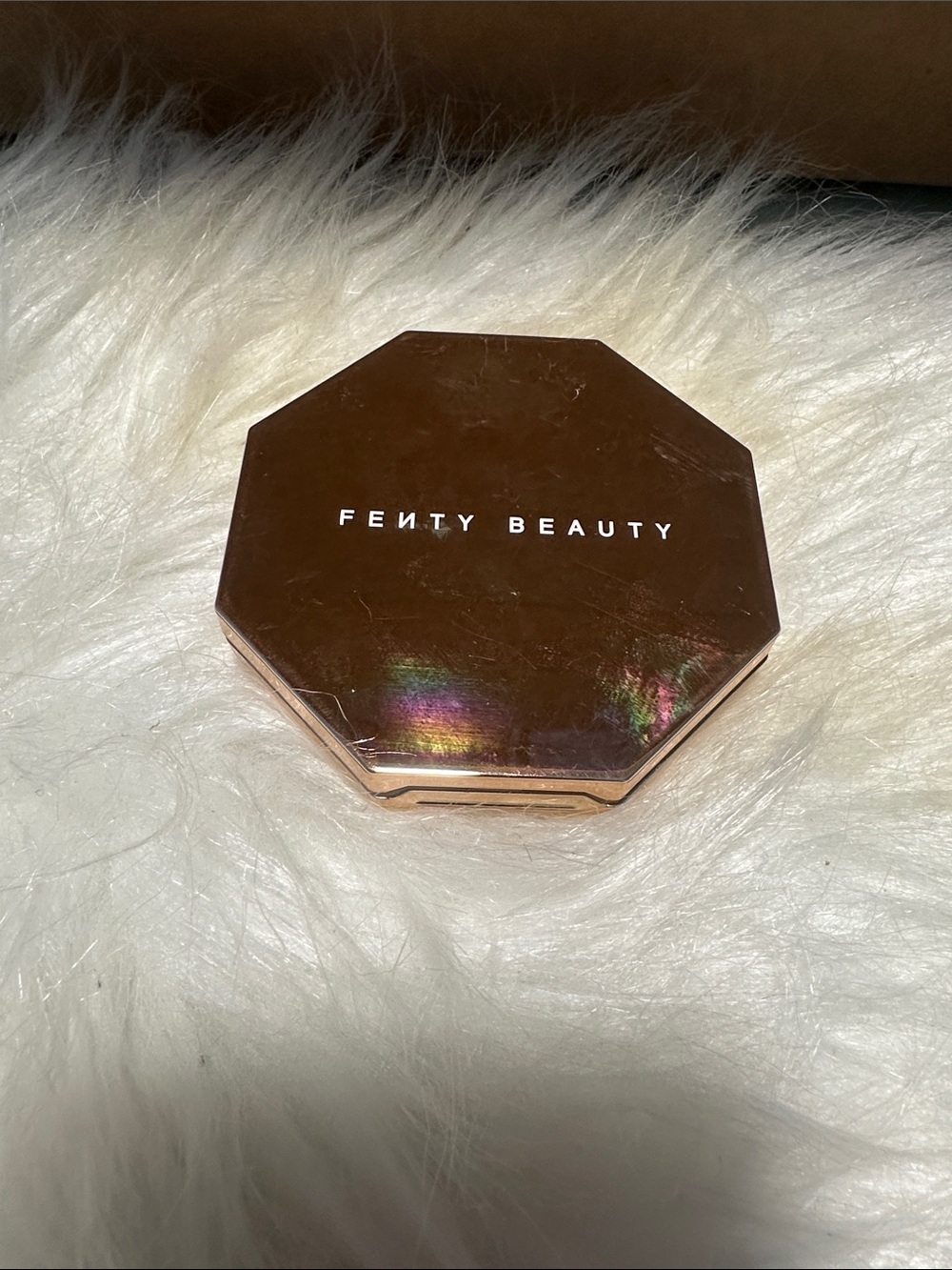Fenty Beauty Rose Gold Octagonal Compact Case